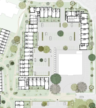 Larikslaan 4 & 6 en Omelaan 6, Leusden