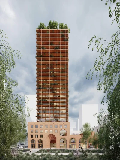 A vertical garden city in Amsterdam