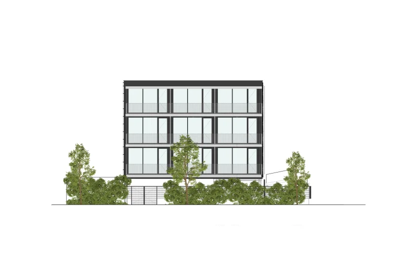 Achtergevel appartementen