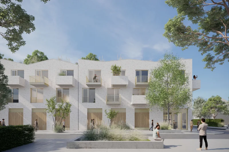 Visualisatie hoek Van der Griendtlaan