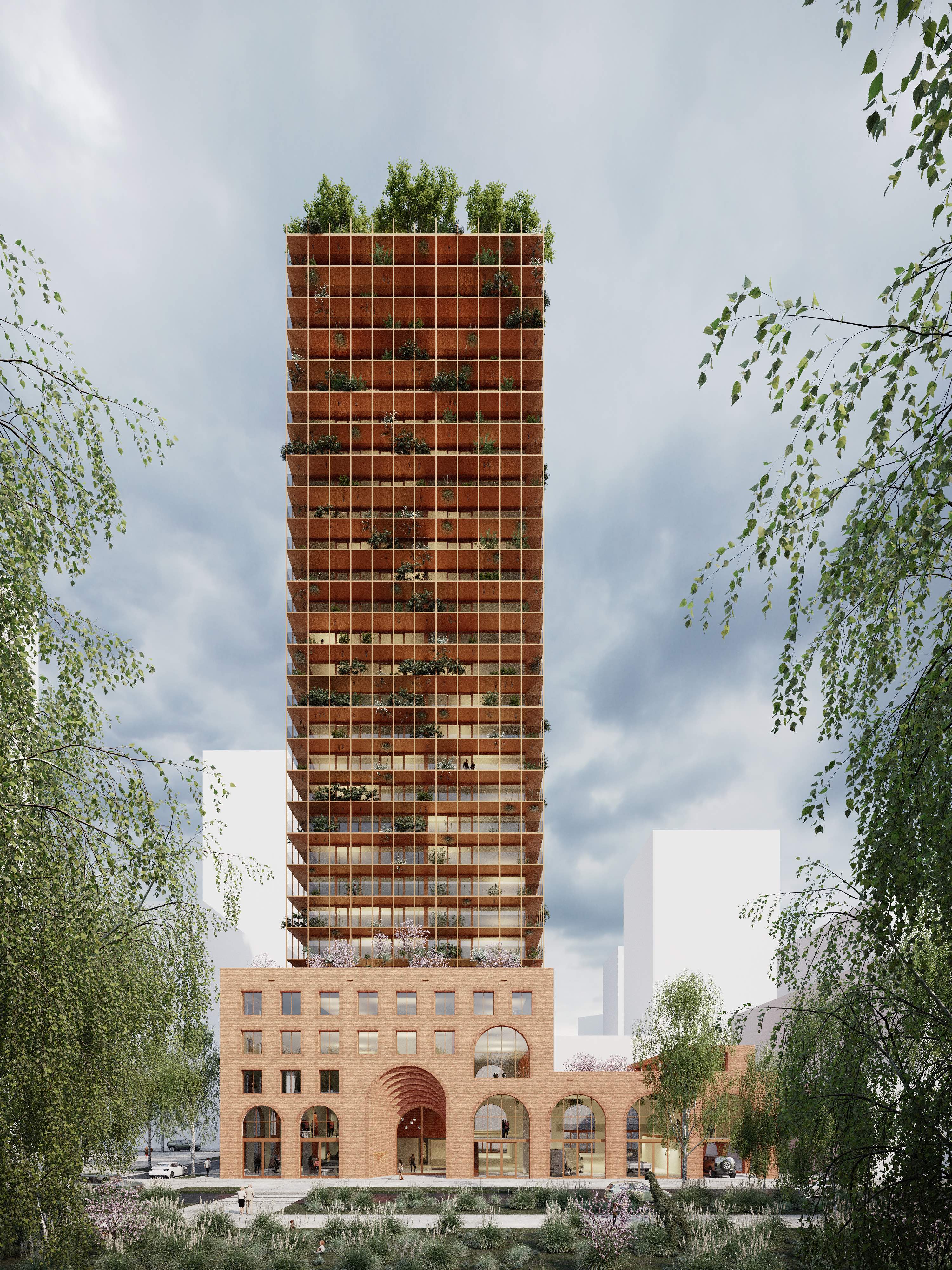 A vertical garden city in Amsterdam